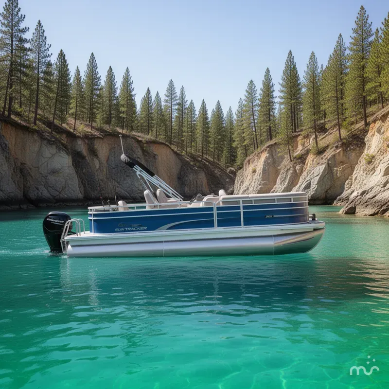 Slide: The Image of Sun Tracker Fishin' Barge 20 DLX 2026 - 2