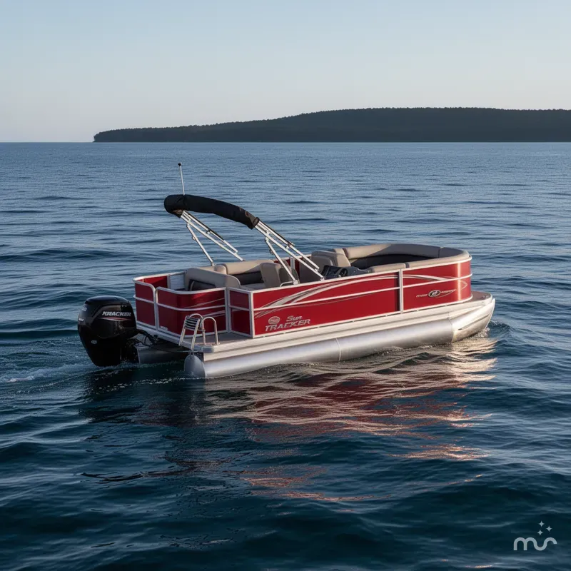 The Image of Sun Tracker Party Barge 18 DLX 2026 - 0