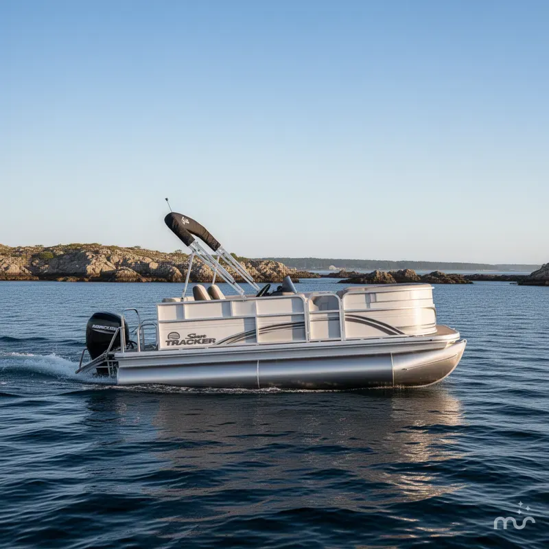 Slide: The Image of Sun Tracker Party Barge 16 DLX 2026 - 4