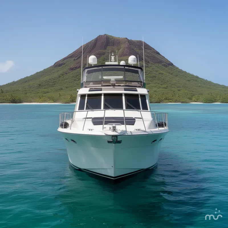 Slide: The Image of Meridian 490 Pilothouse 2008 - 1