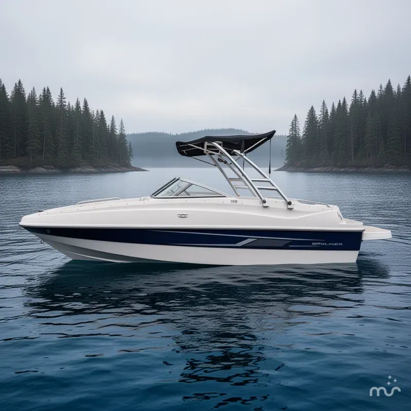 Slide: The Image of Bayliner 195 Deck Boat 2015 - 2