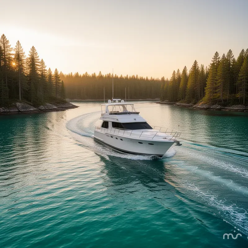 Slide: The Image of Carver Yachts 530 Voyager Pilothouse 1998 - 2