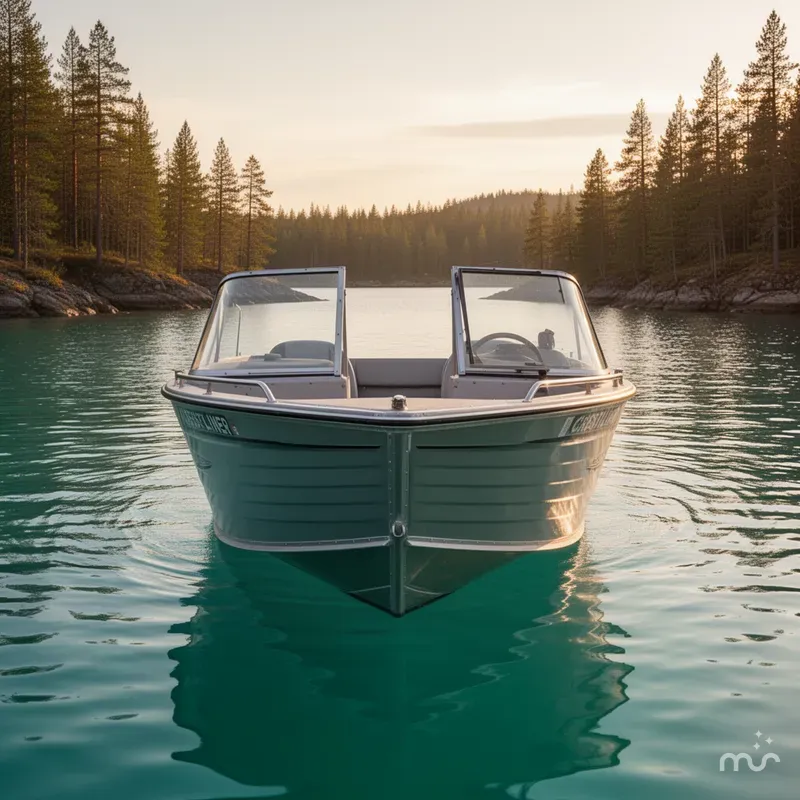 Slide: The Image of Crestliner Saber V 220 1988 - 1