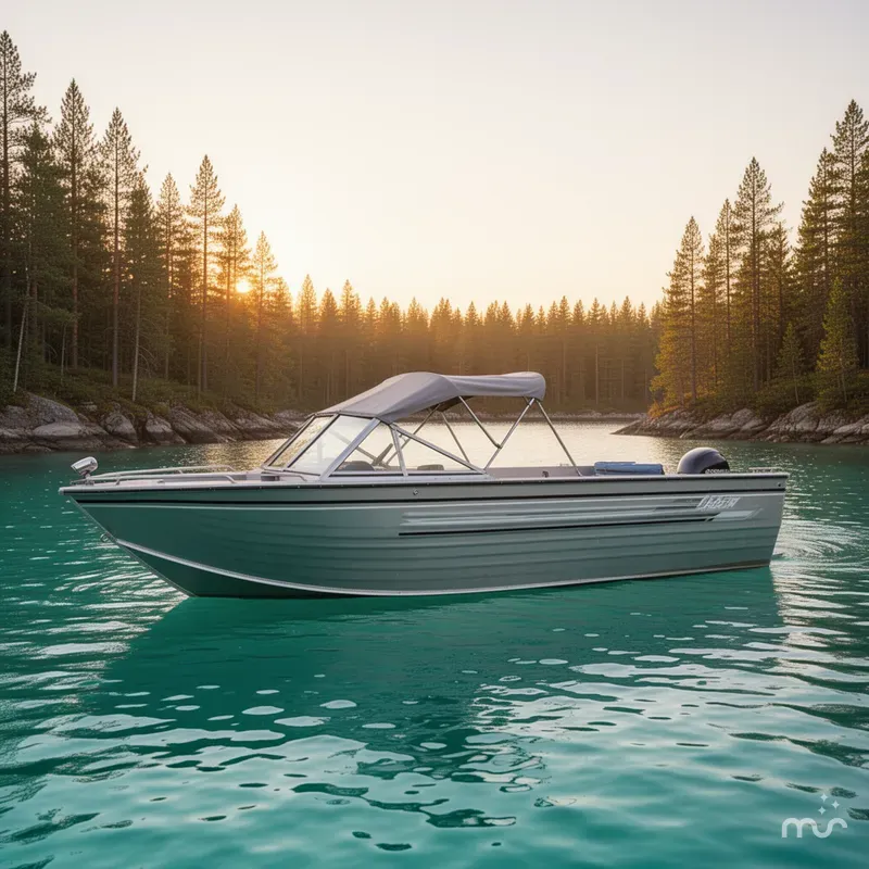 Slide: The Image of Crestliner Saber V 220 1988 - 2