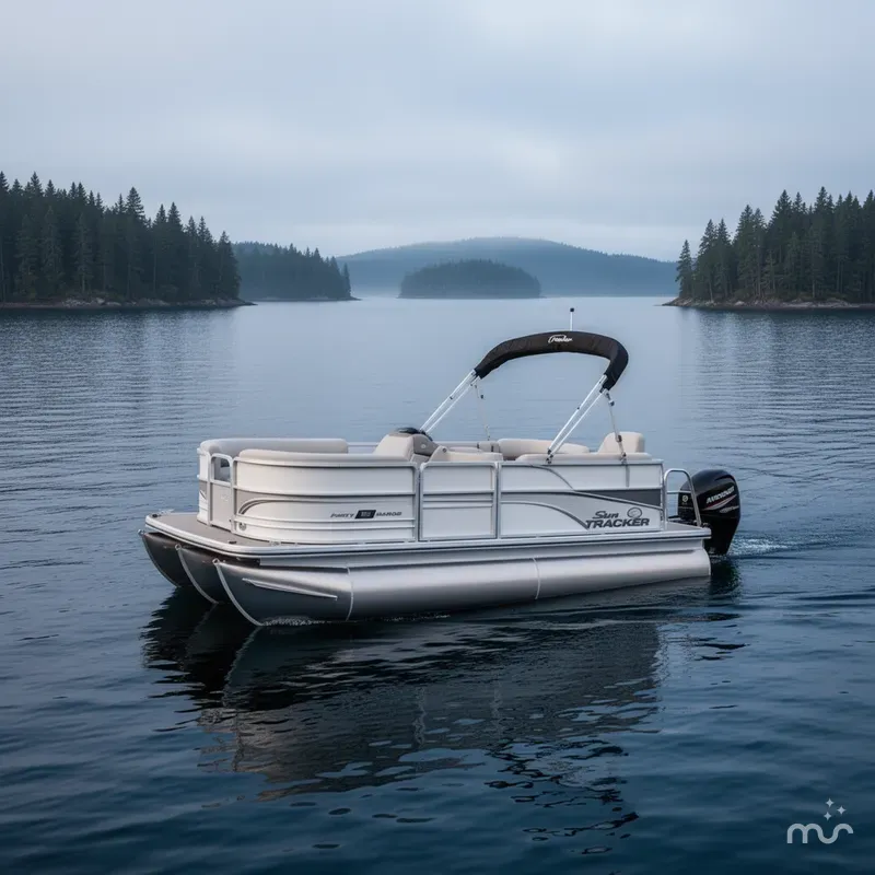 The Image of Sun Tracker Party Barge 16 DLX 2026 - 0