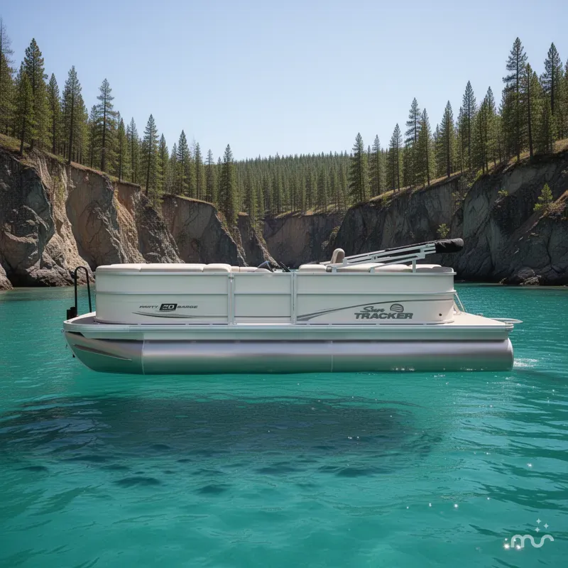 Slide: The Image of Sun Tracker Party Barge 20 DLX 2026 - 2