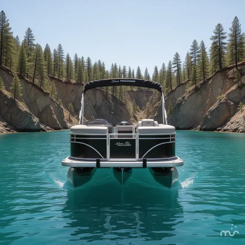 Slide: The Image of Sun Tracker Party Barge 20 DLX 2026 - 3