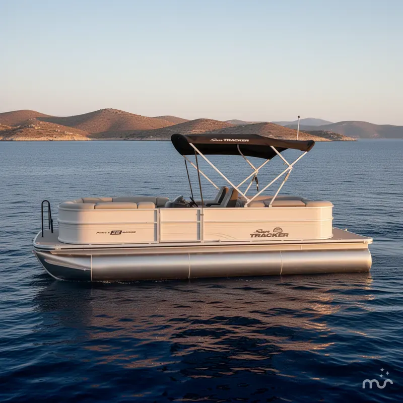 Slide: The Image of Sun Tracker Party Barge 22 XP3 2026 - 2
