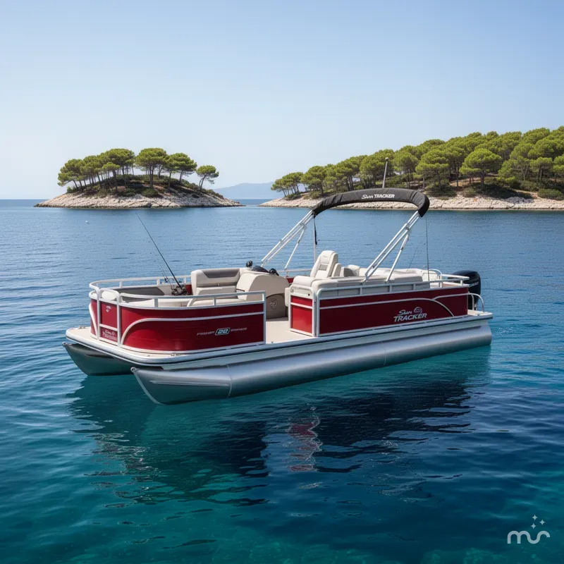 The Image of Sun Tracker Fishin' Barge 22 DLX 2026 - 0