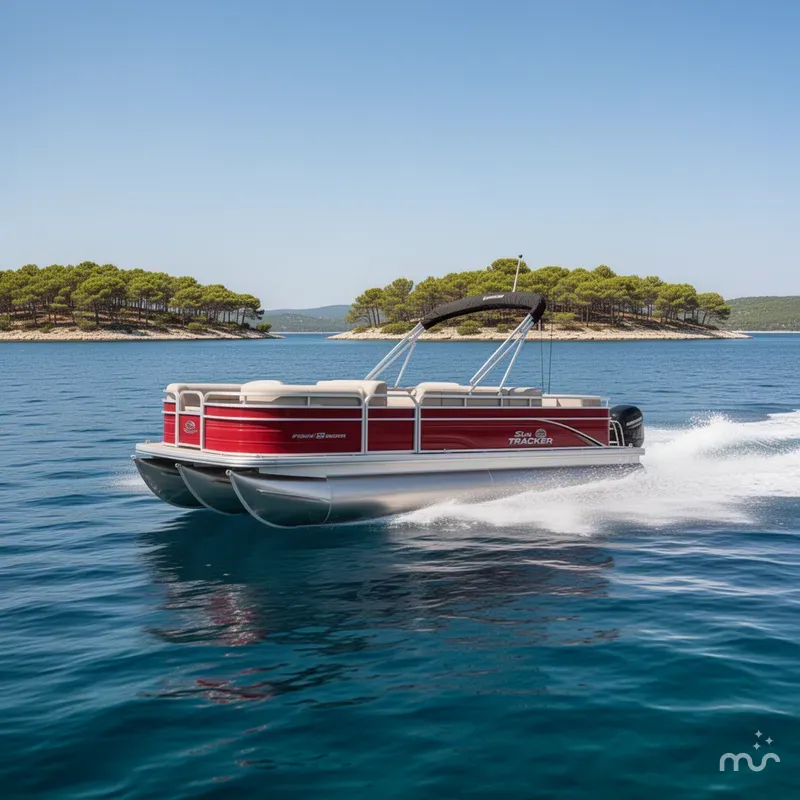 Slide: The Image of Sun Tracker Fishin' Barge 22 DLX 2026 - 4