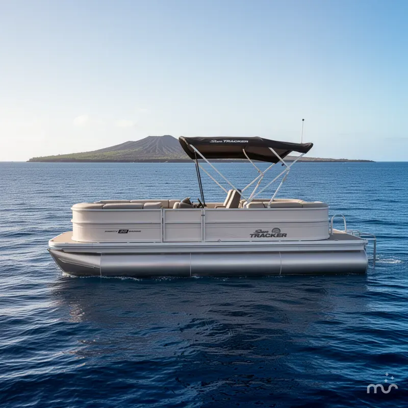 Slide: The Image of Sun Tracker Party Barge 22 XP3 2026 - 2