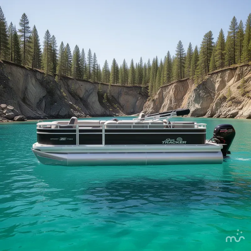 Slide: The Image of Sun Tracker SportFish 20 DLX 2026 - 2