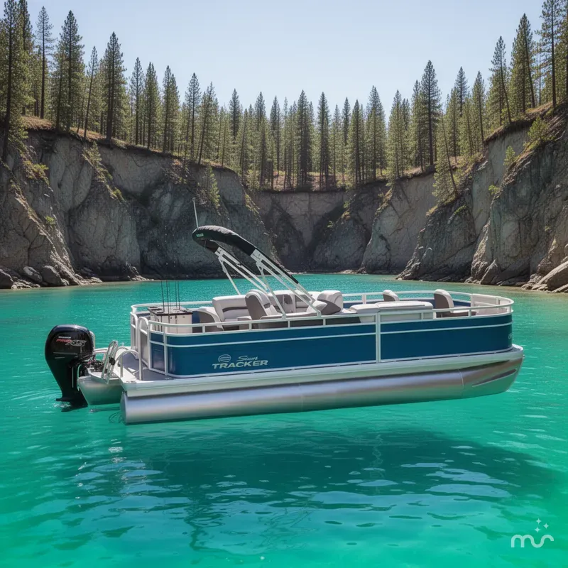 The Image of Sun Tracker Fishin' Barge 20 DLX 2026 - 0