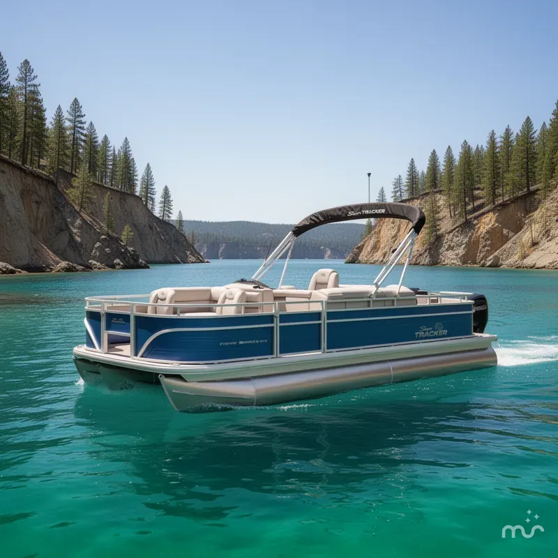 Slide: The Image of Sun Tracker Fishin' Barge 20 DLX 2026 - 4