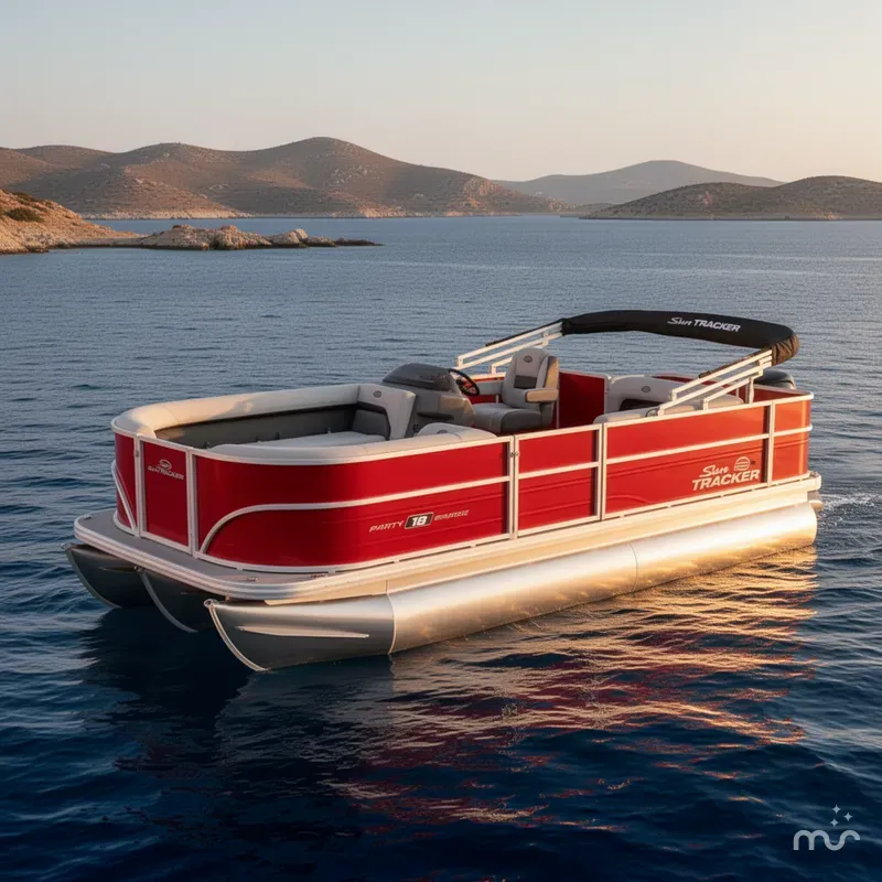 The Image of Sun Tracker Party Barge 18 DLX 2026 - 0