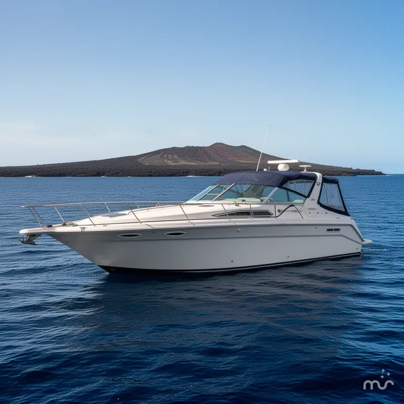 Slide: The Image of Sea Ray 370 Express Cruiser 1992 - 2
