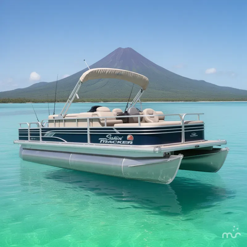 The Image of Sun Tracker Fishin' Barge 22 DLX 2023 - 0