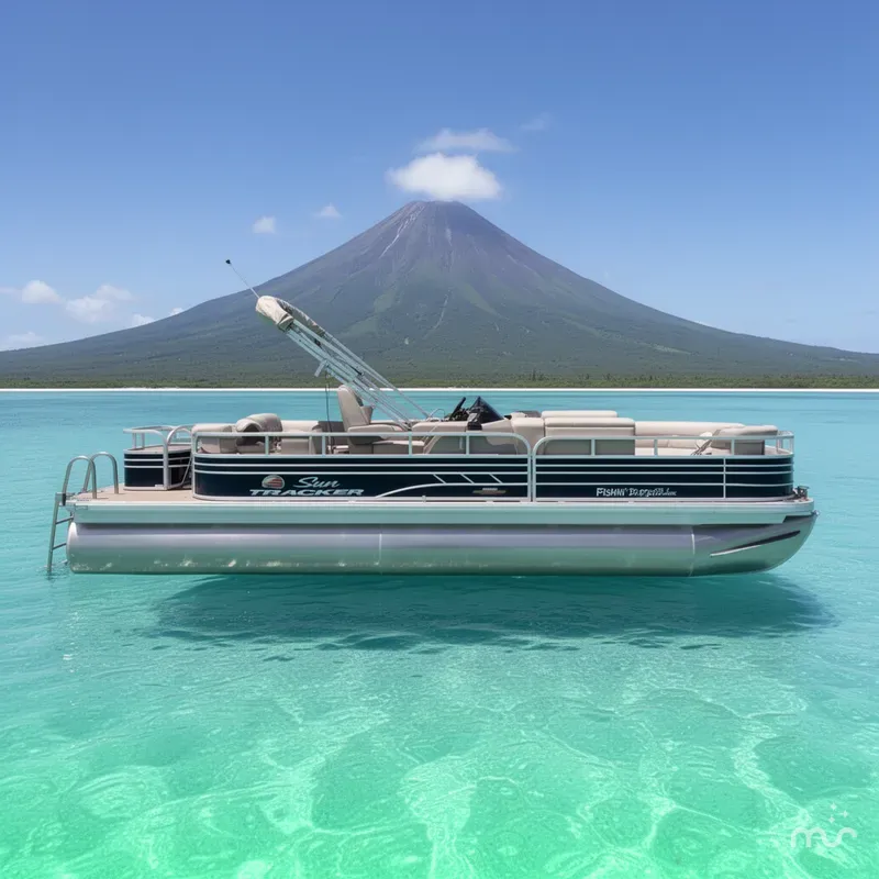 Slide: The Image of Sun Tracker Fishin' Barge 22 DLX 2023 - 2