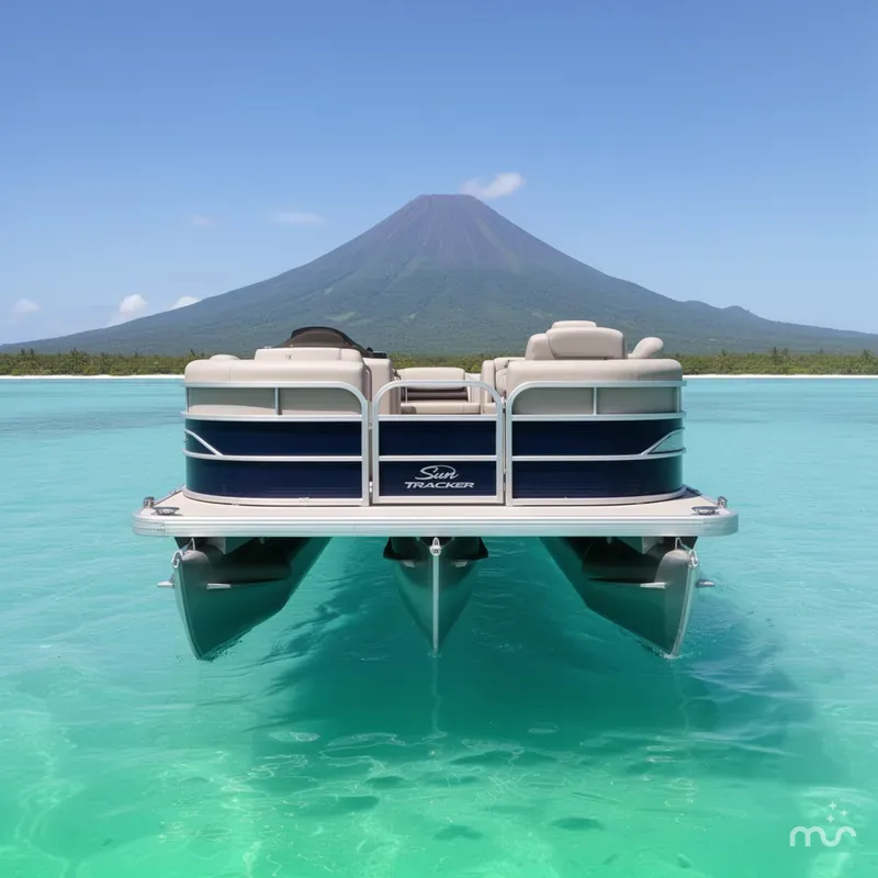 Slide: The Image of Sun Tracker Fishin' Barge 22 DLX 2023 - 3