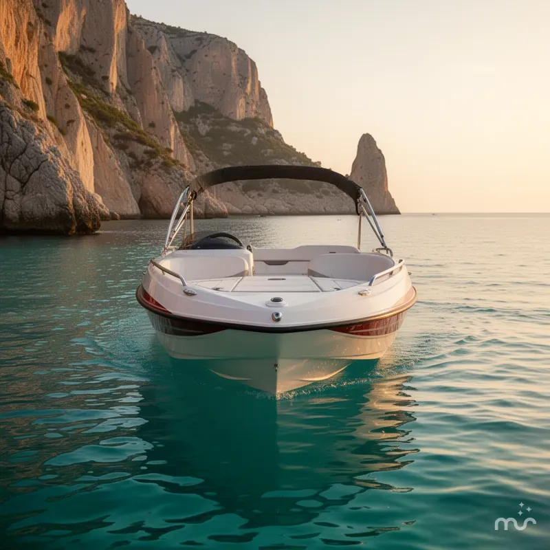 Slide: The Image of Bayliner Deck Boat 217SD 2008 - 1