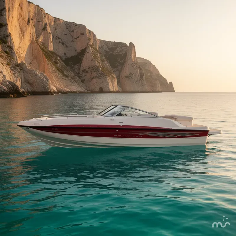 Slide: The Image of Bayliner Deck Boat 217SD 2008 - 2