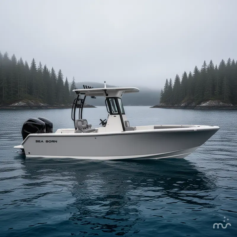 Slide: The Image of Sea Born LX22 Center Console 2027 - 2