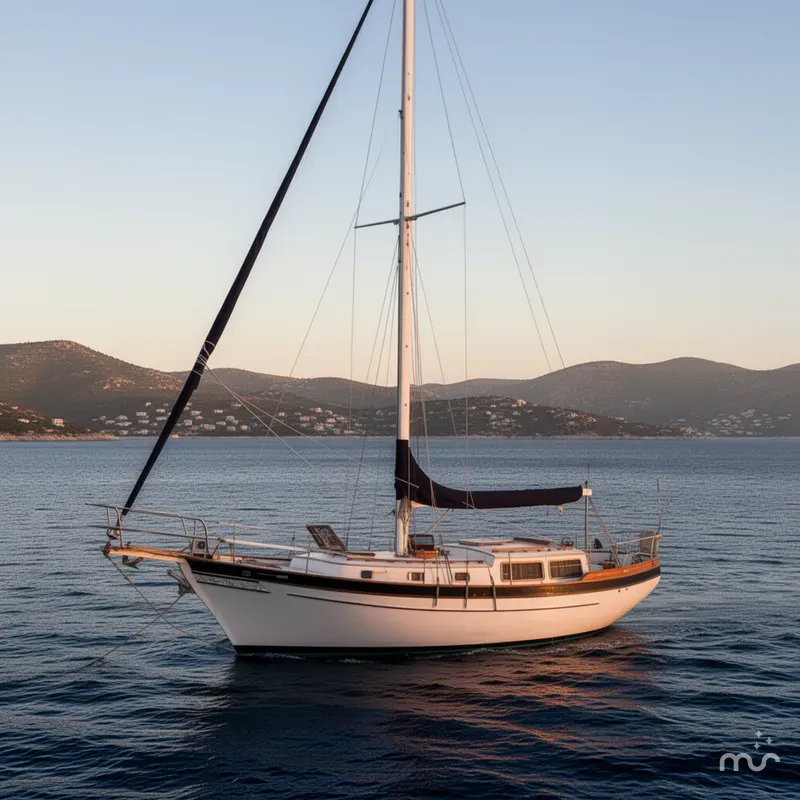 Slide: The Image of Down East Yachts Downeaster 38 1979 - 2