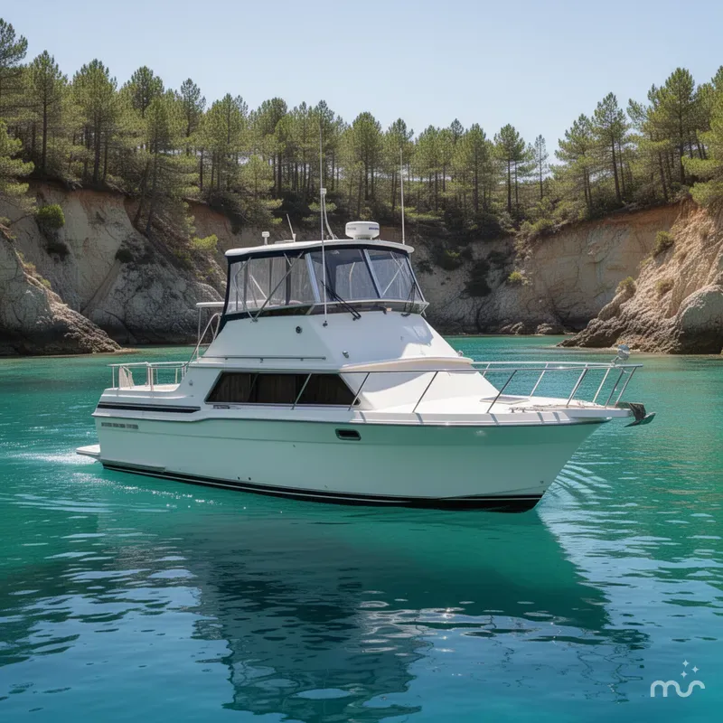 Slide: The Image of Carver Yachts 3297 Mariner 1989 - 2