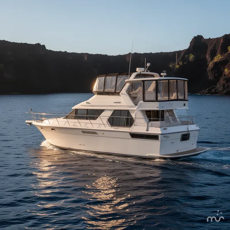 Slide: The Image of Carver Yachts Cruiser 440 1993 - 2