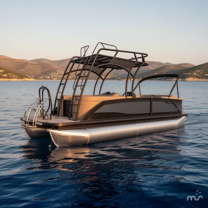 The Image of Godfrey Monaco Slide Boat! MC 235 Sundeck Bar 2026 - 0