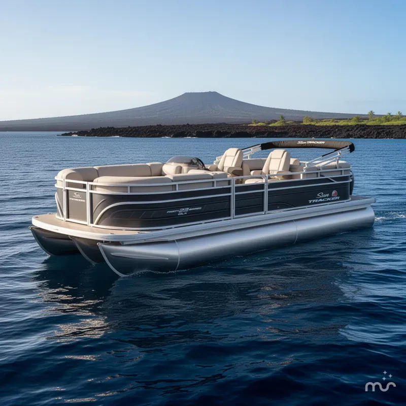 The Image of Sun Tracker Party Barge 22 DLX 2025 - 0