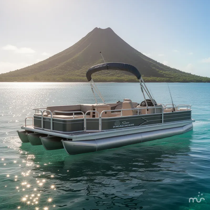 The Image of Sun Tracker Fishin' Barge 22 DLX 2017 - 0