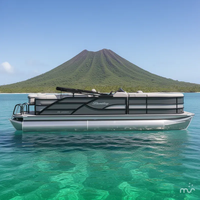 Slide: The Image of Bentley Pontoons Legacy 223 Swingback 3/4 Tube 2026 - 2