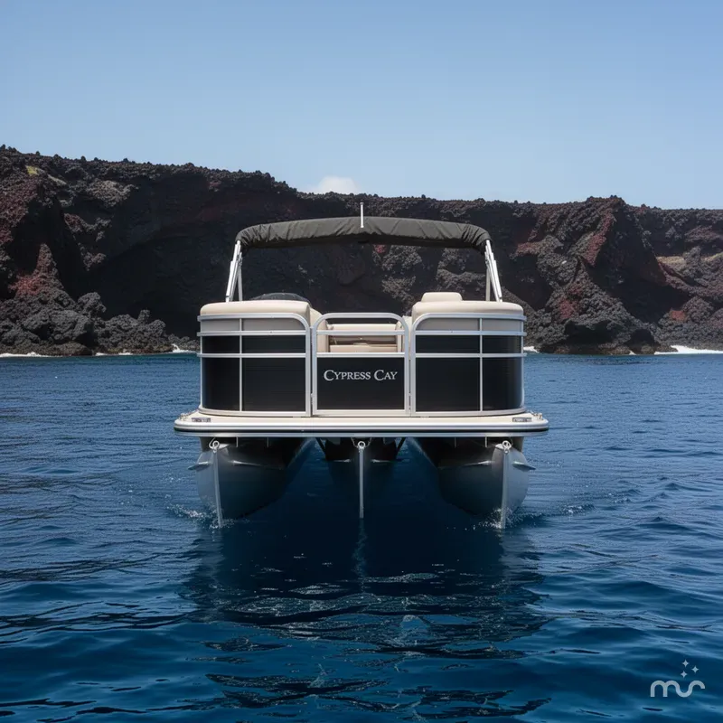Slide: The Image of Cypress Cay SeaBreeze 210 Pontoon 115 Four Stroke Trailer 2016 - 1