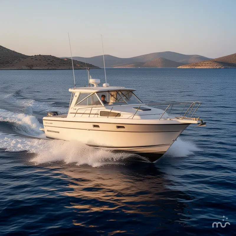 Slide: The Image of Bayliner 2302 Trophy Walkaround 1990 - 2