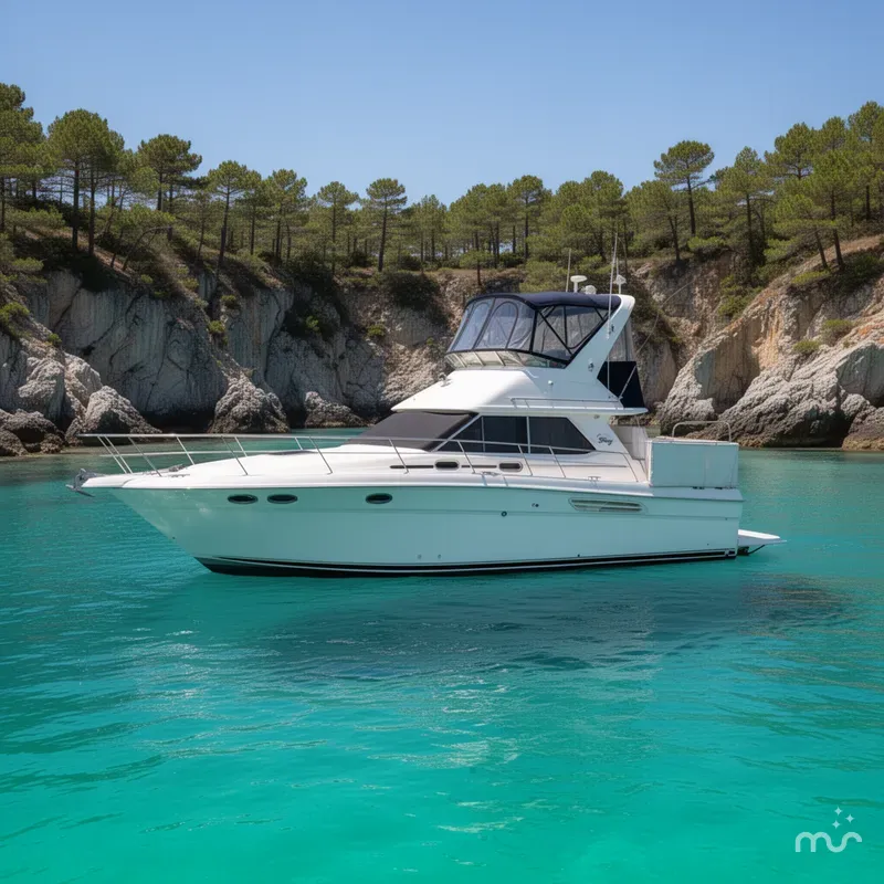Slide: The Image of Sea Ray 370 Aft Cabin 1997 - 2