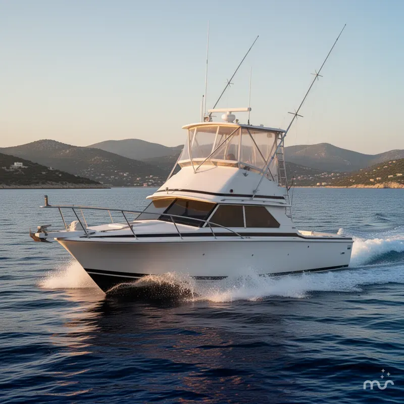 Slide: The Image of Bertram 28 Sport Fisherman 1987 - 2