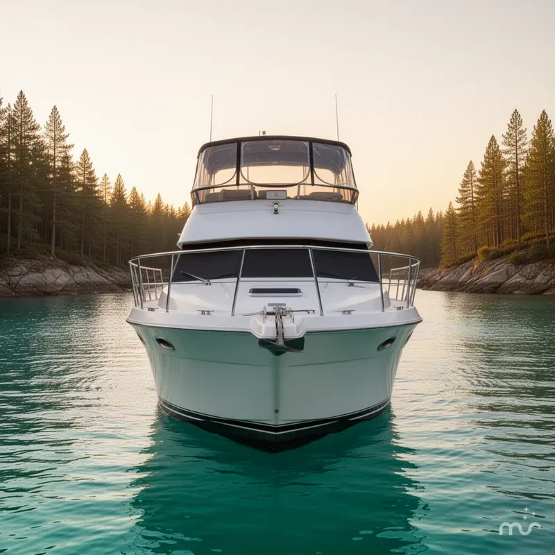 Slide: The Image of Carver Yachts 355 Aft Cabin 1995 - 1