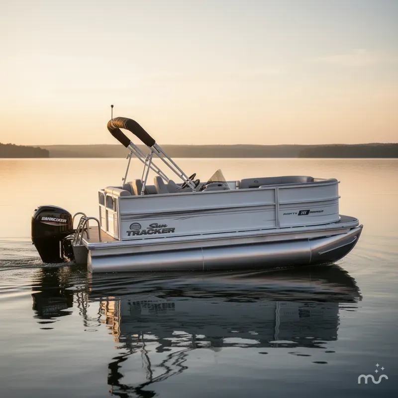 The Image of Sun Tracker Party Barge 16 DLX 2026 - 0