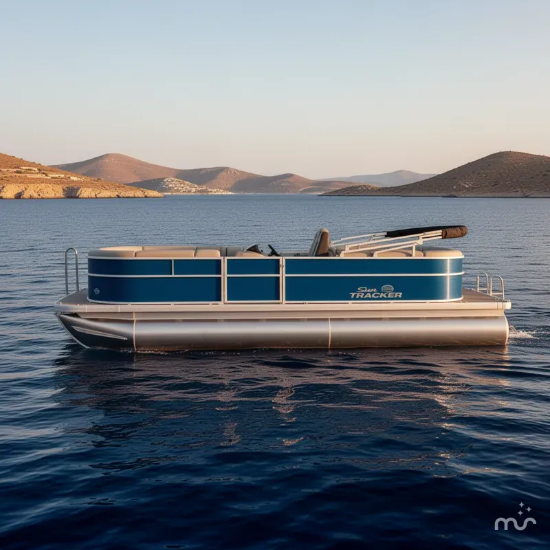 Slide: The Image of Sun Tracker Party Barge 22 DLX 2026 - 2