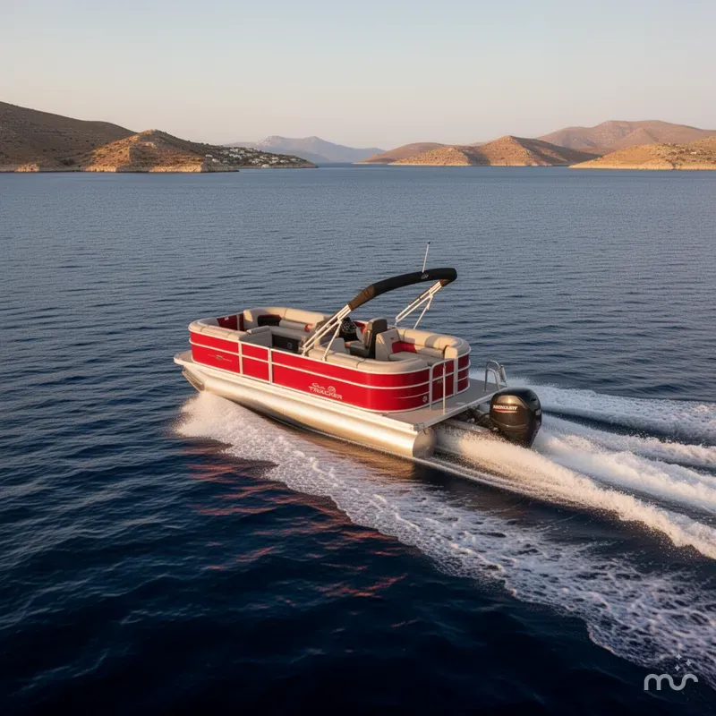 Slide: The Image of Sun Tracker Party Barge 22 DLX 2026 - 4