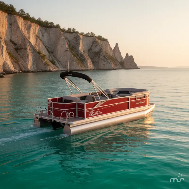The Image of Sun Tracker Party Barge 18 DLX 2026 - 0