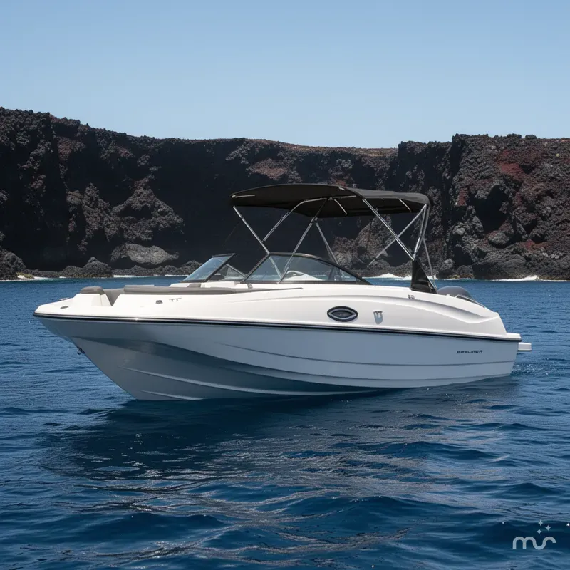 Slide: The Image of Bayliner 210 Deck Boat 2018 - 2