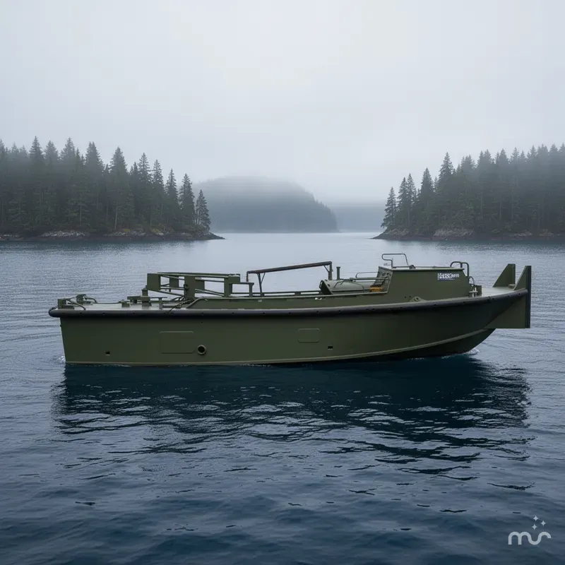Slide: The Image of Fairey M2R Bridge Erection Boat 1998 - 2
