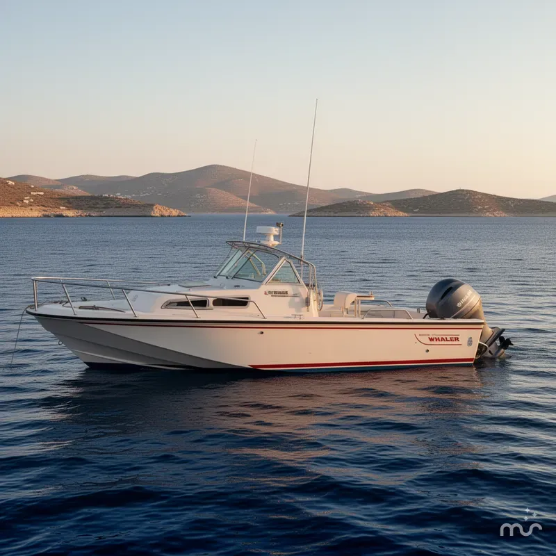 Slide: The Image of Boston Whaler OUTRAGE CUDDY 1990 - 2
