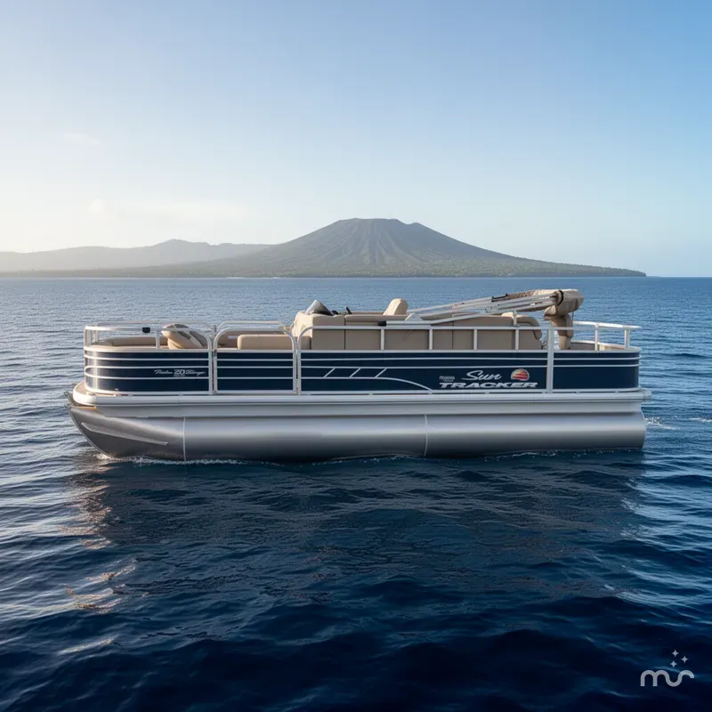 Slide: The Image of Sun Tracker Fishin' Barge 20 DLX 2023 - 2