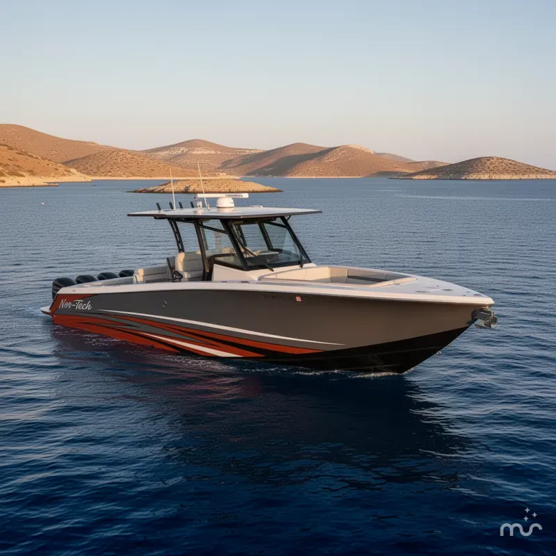 Slide: The Image of Nor-Tech 390 Sport Center Console 2024 - 2