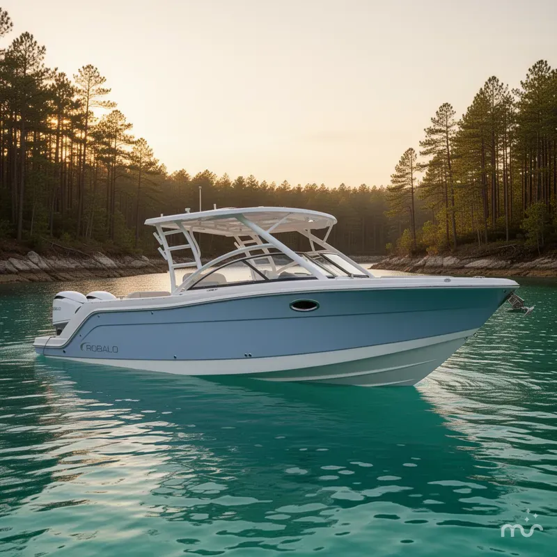 Slide: The Image of Robalo R317 Dual Console 2026 - 2