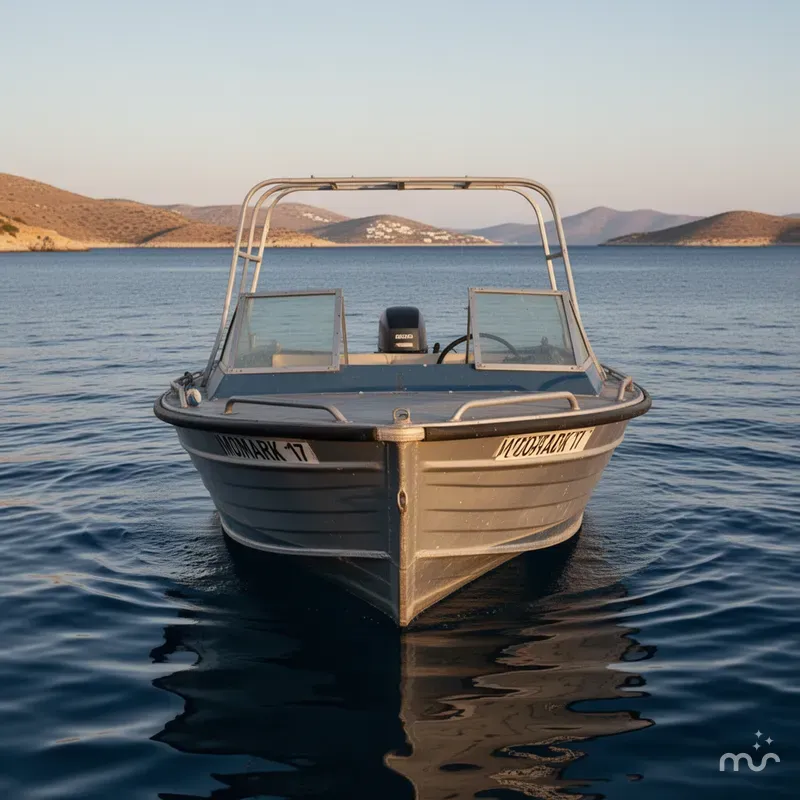 Slide: The Image of Monark 17 Utility Outboard 1976 - 1