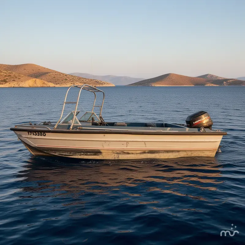 Slide: The Image of Monark 17 Utility Outboard 1976 - 2